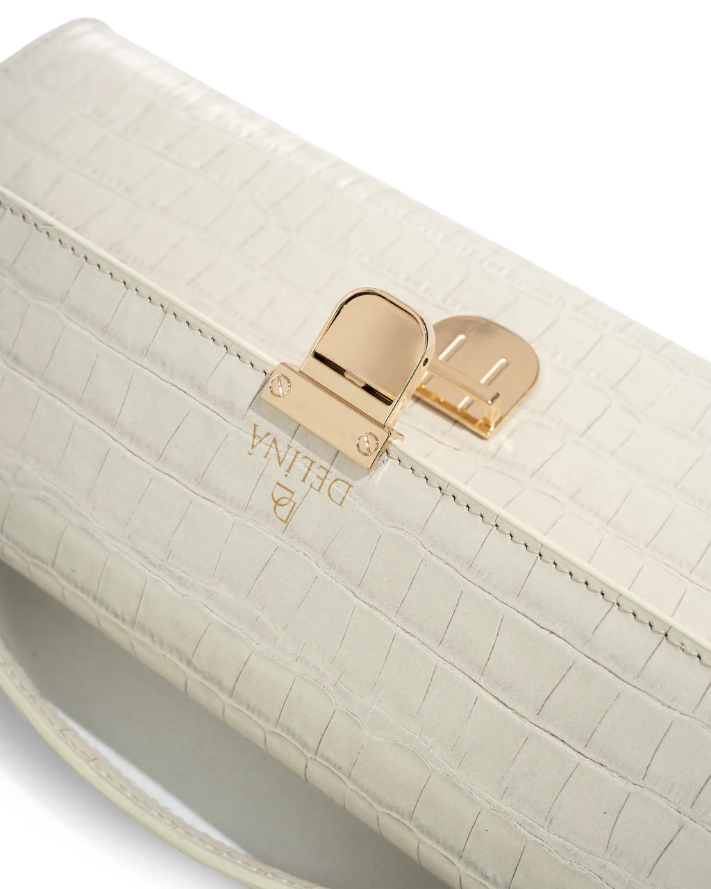 DELİNA VIVA - PREMIUM CROCO DERİSİ CLUTCH ÇANTA
