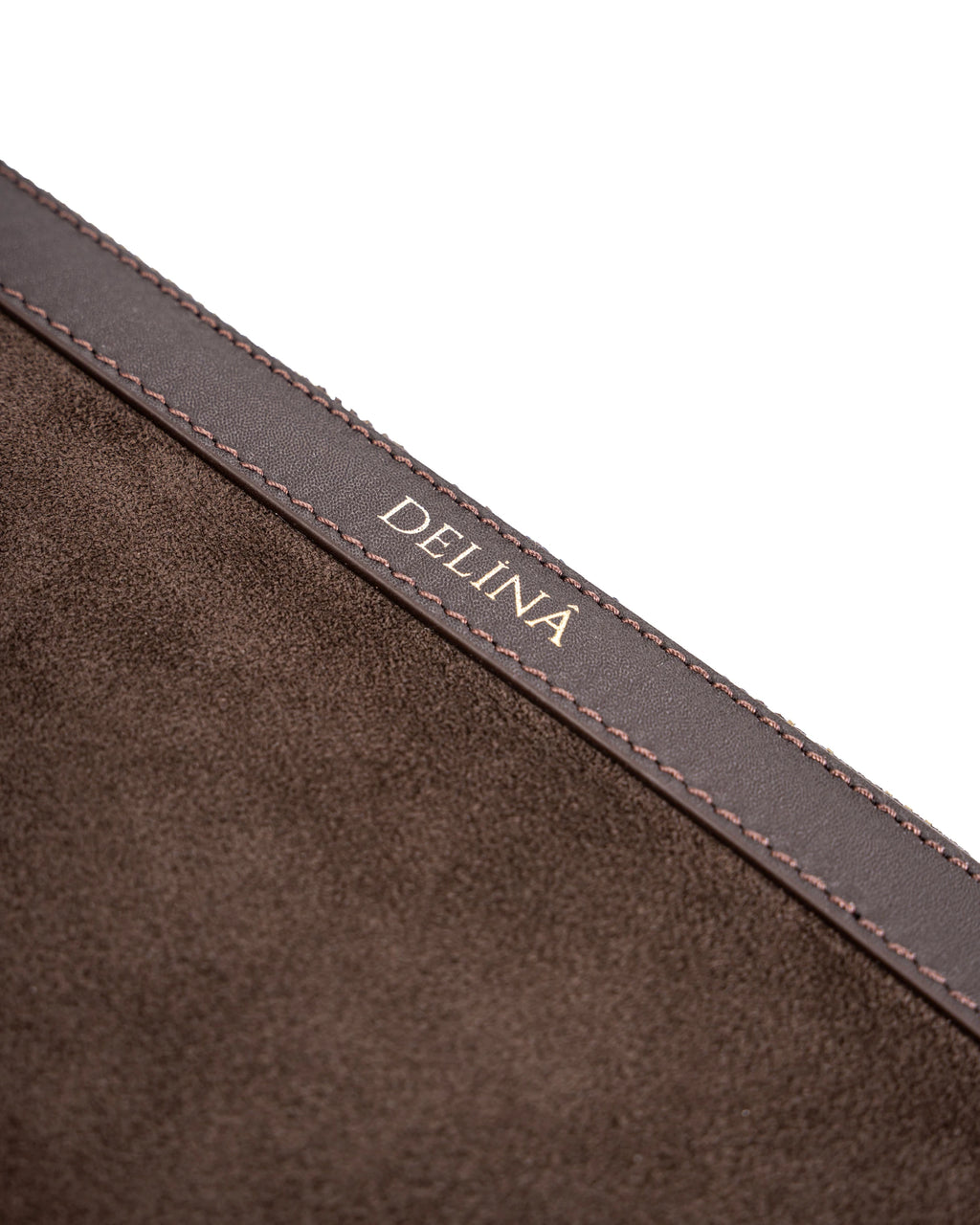 DELİNÂ UMBRA - GERÇEK SÜET DERİ CLUTCH ÇANTA