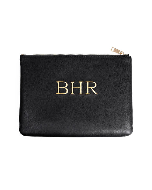 DELİNÂ - NAKIŞ İŞLEMELİ GERÇEK DERİ CLUTCH ÇANTA