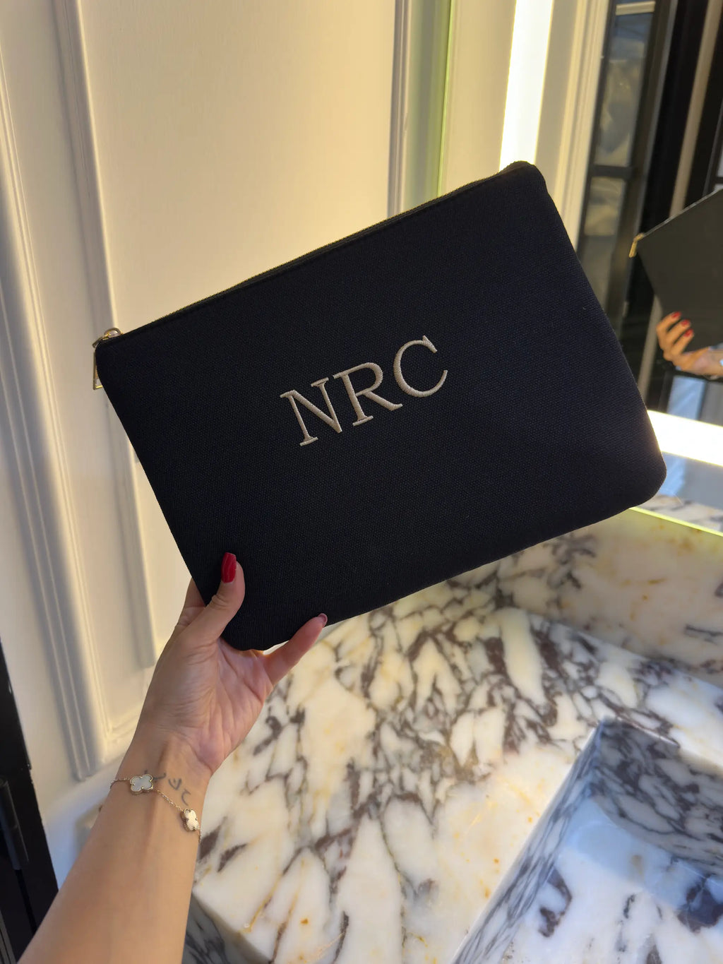 DELİNÂ - PREMIUM CANVA CLUTCH ÇANTASI
