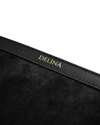 DELİNÂ UMBRA - GERÇEK SÜET DERİ CLUTCH ÇANTA