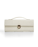 DELİNA VIVA - PREMIUM CROCO DERİSİ CLUTCH ÇANTA